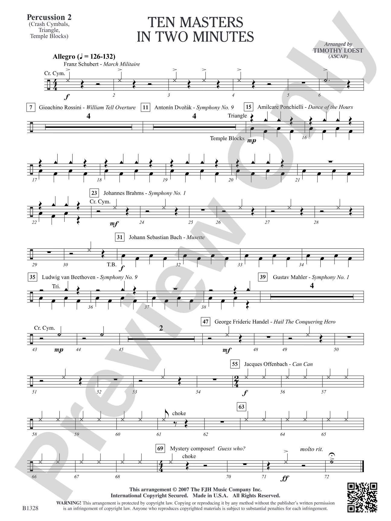 Ten Masters in Two Minutes: Percussion 2