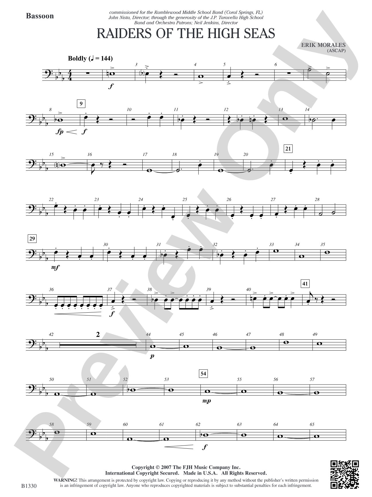 Raiders of the High Seas: Bassoon