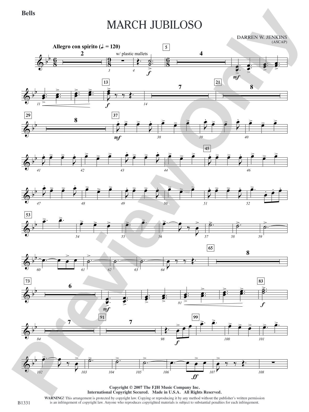 March Jubiloso: Bells