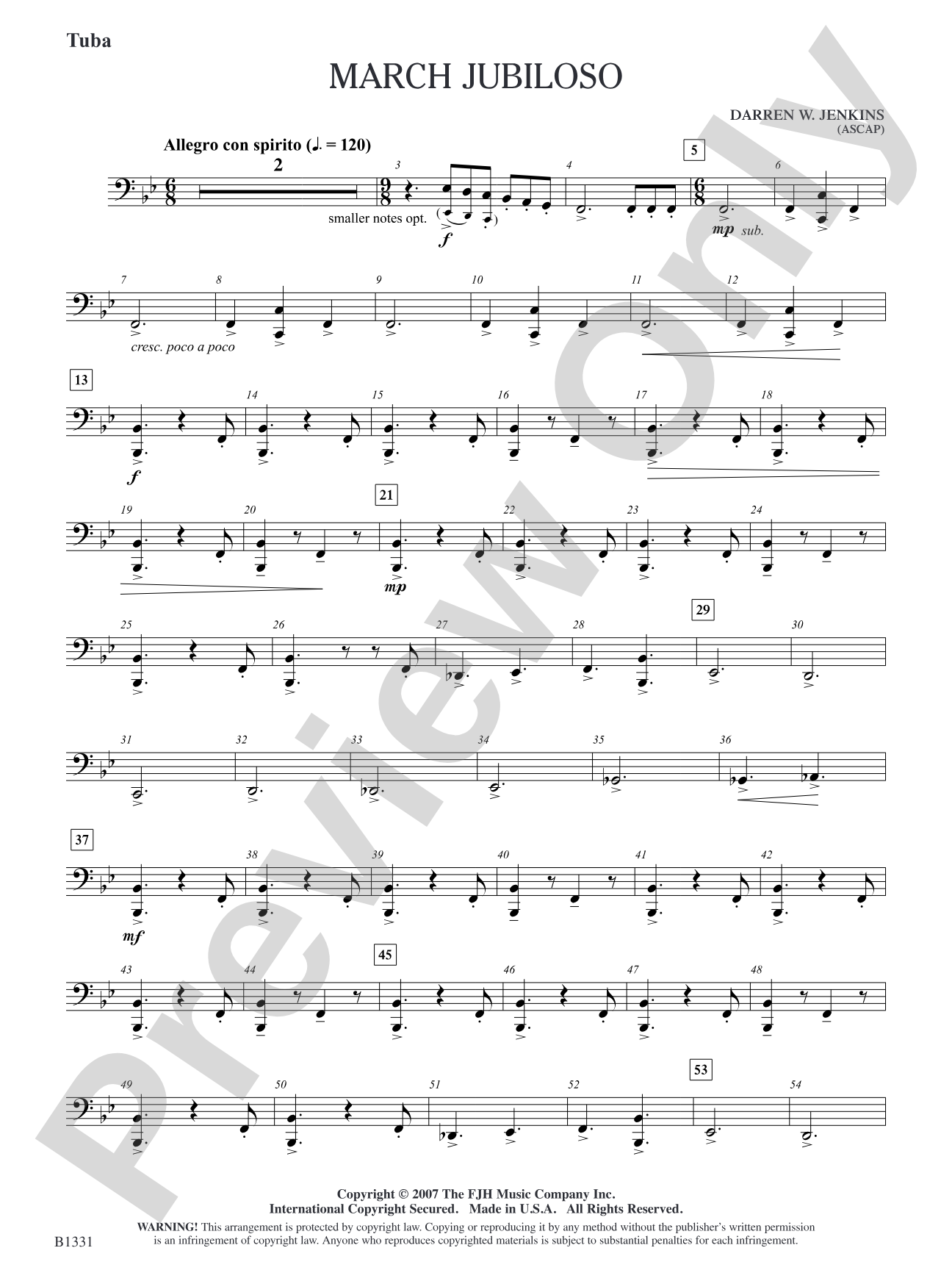 March Jubiloso: Tuba