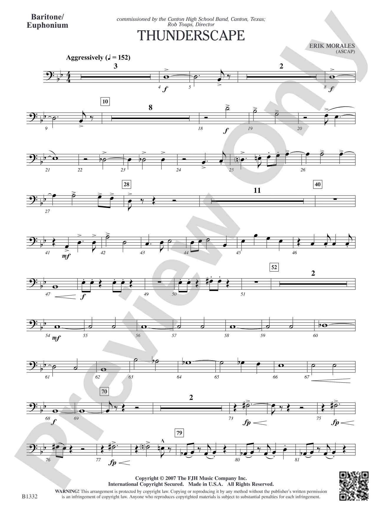 Thunderscape: Baritone/Euphonium