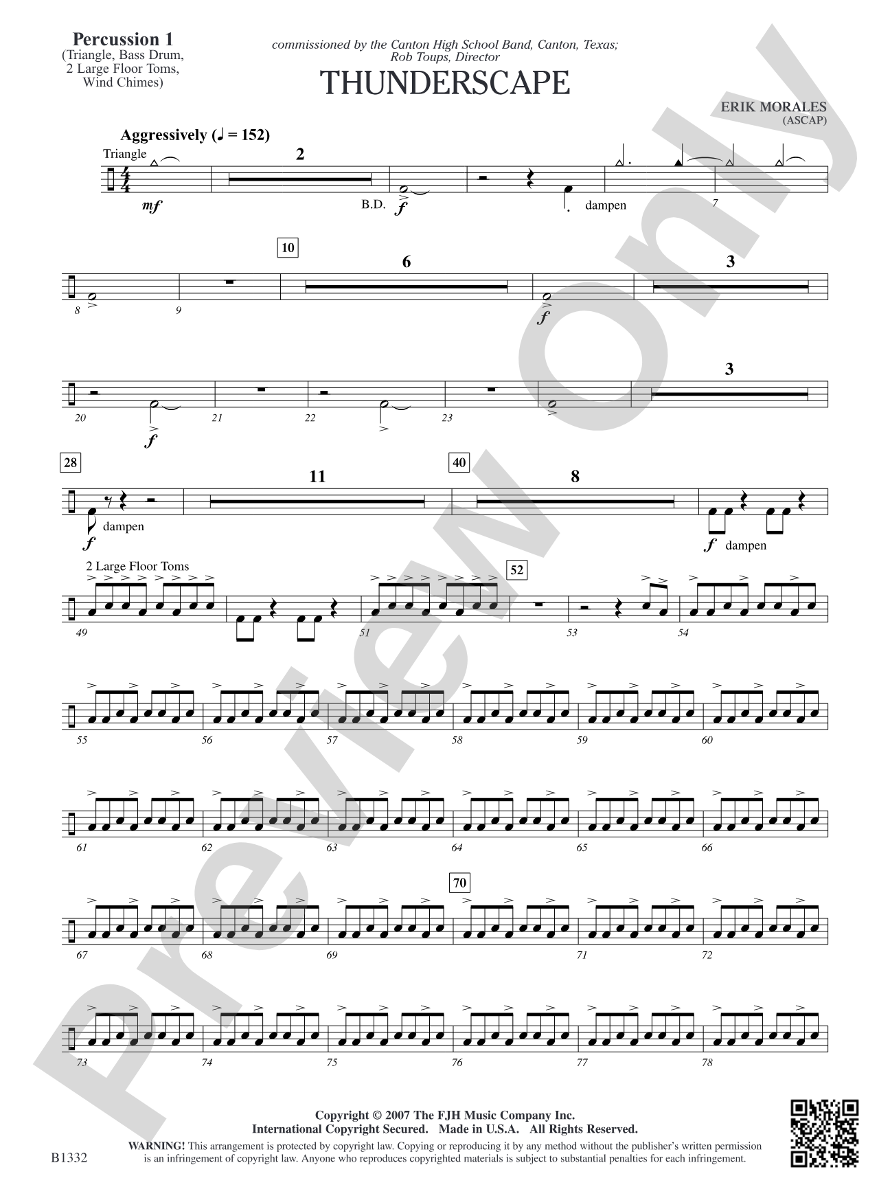 Thunderscape: Percussion 1