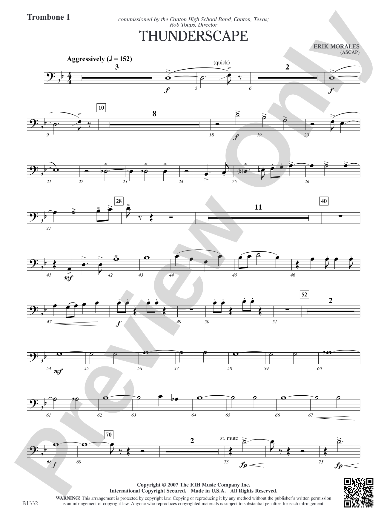 Thunderscape: Trombone 1