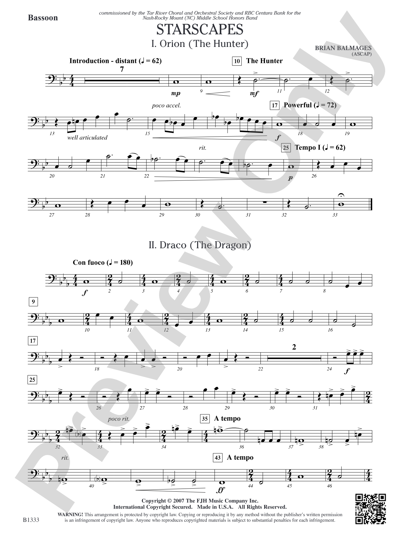 Starscapes: Bassoon