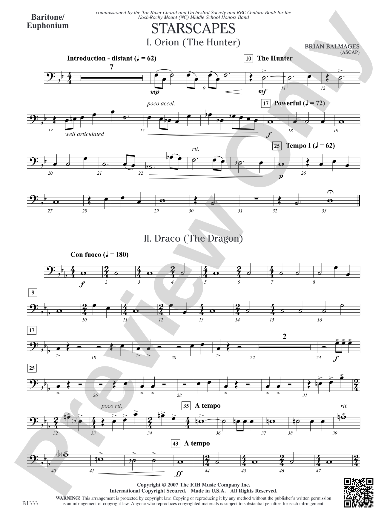 Starscapes: Baritone/Euphonium