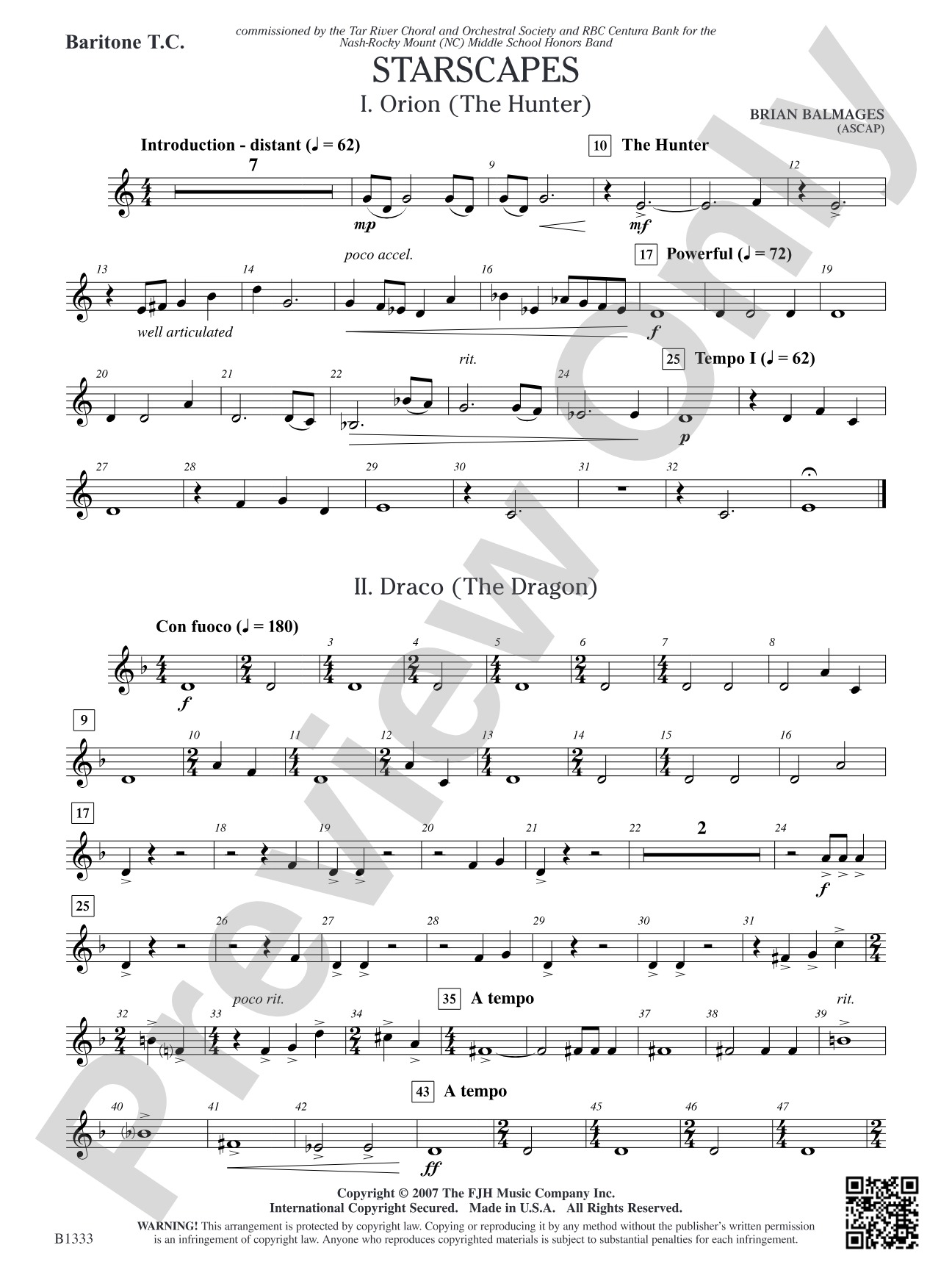 Starscapes: Baritone T.C.