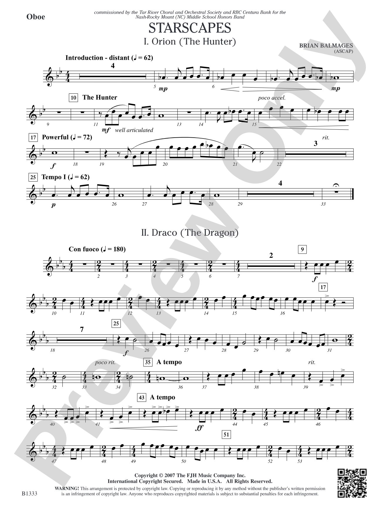 Starscapes: Oboe