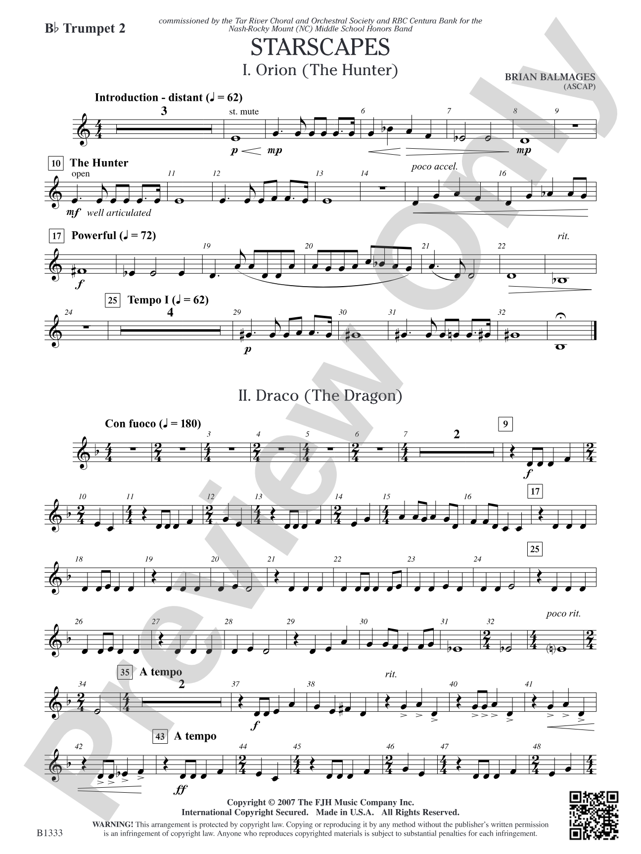 Starscapes: B-flat Trumpet 2