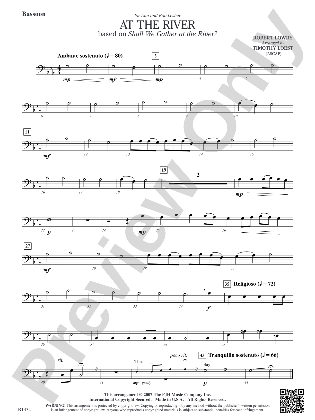 At the River: Bassoon
