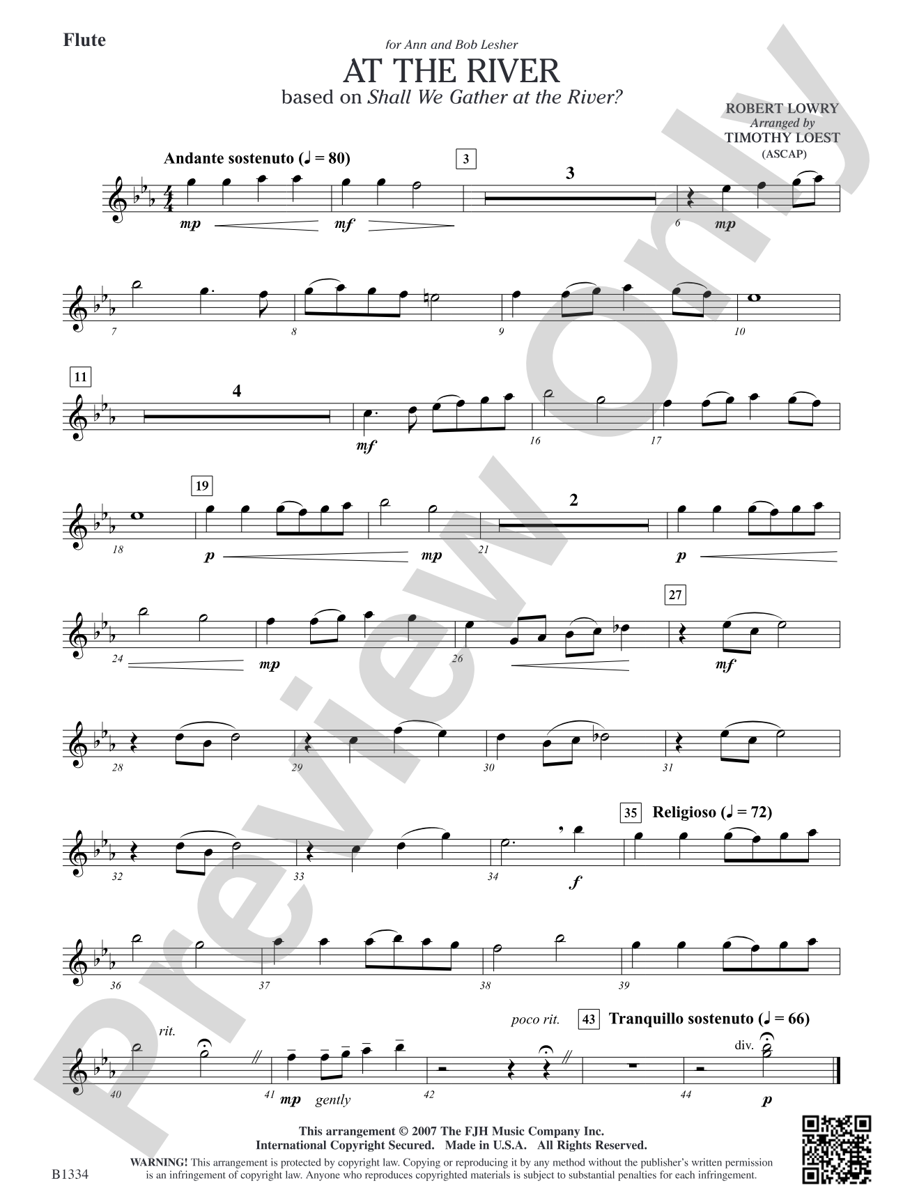 At the River: Flute