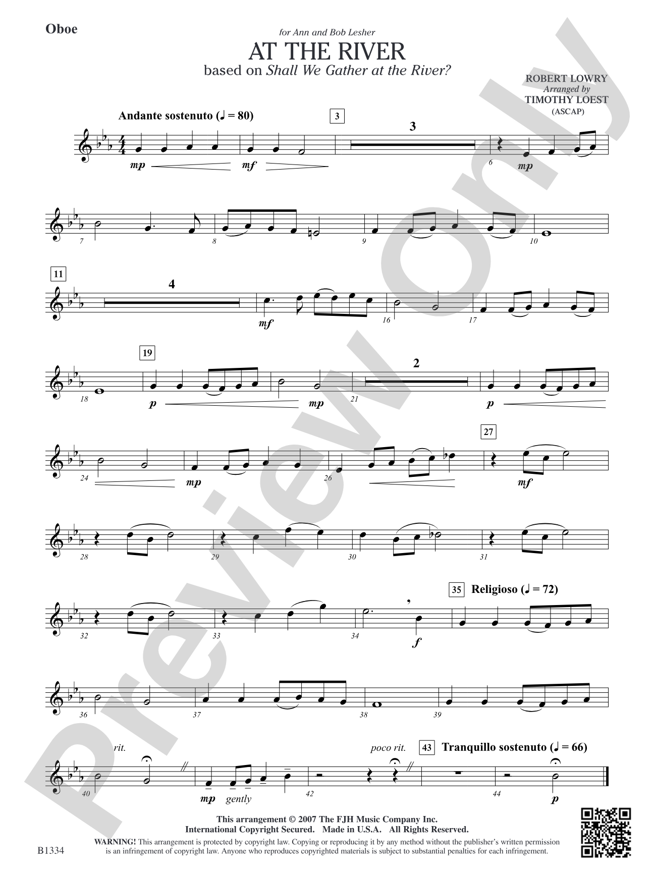 At the River: Oboe