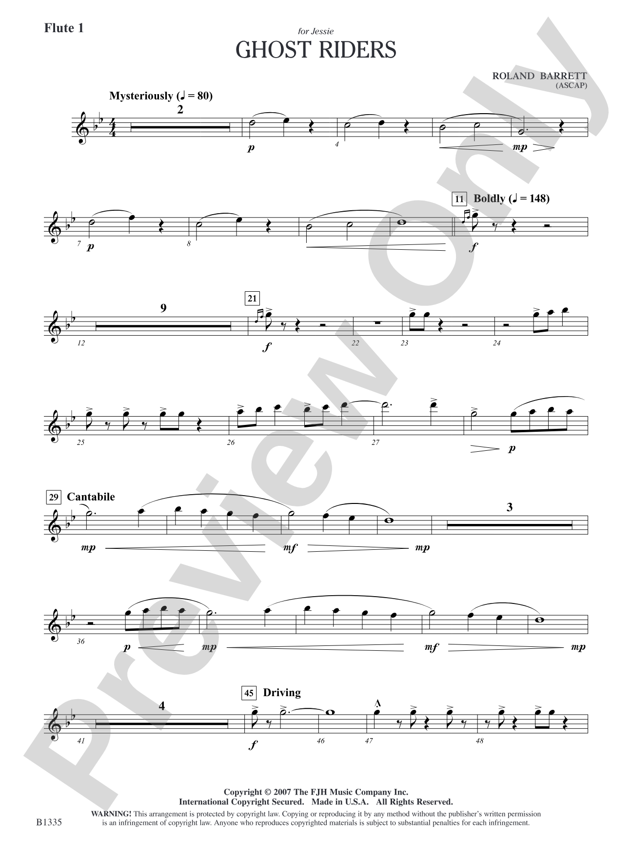 Ghost Riders: Flute 1