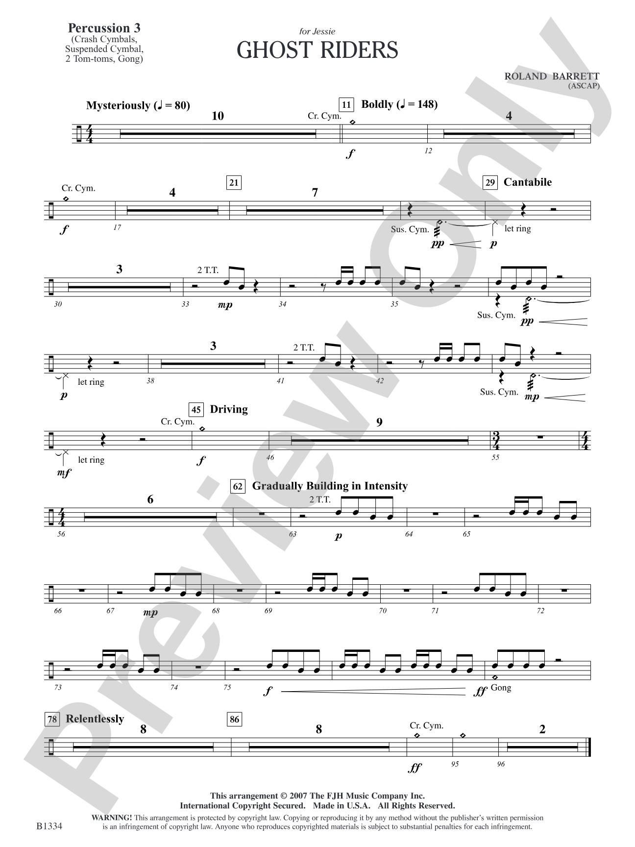 Ghost Riders: Percussion 3