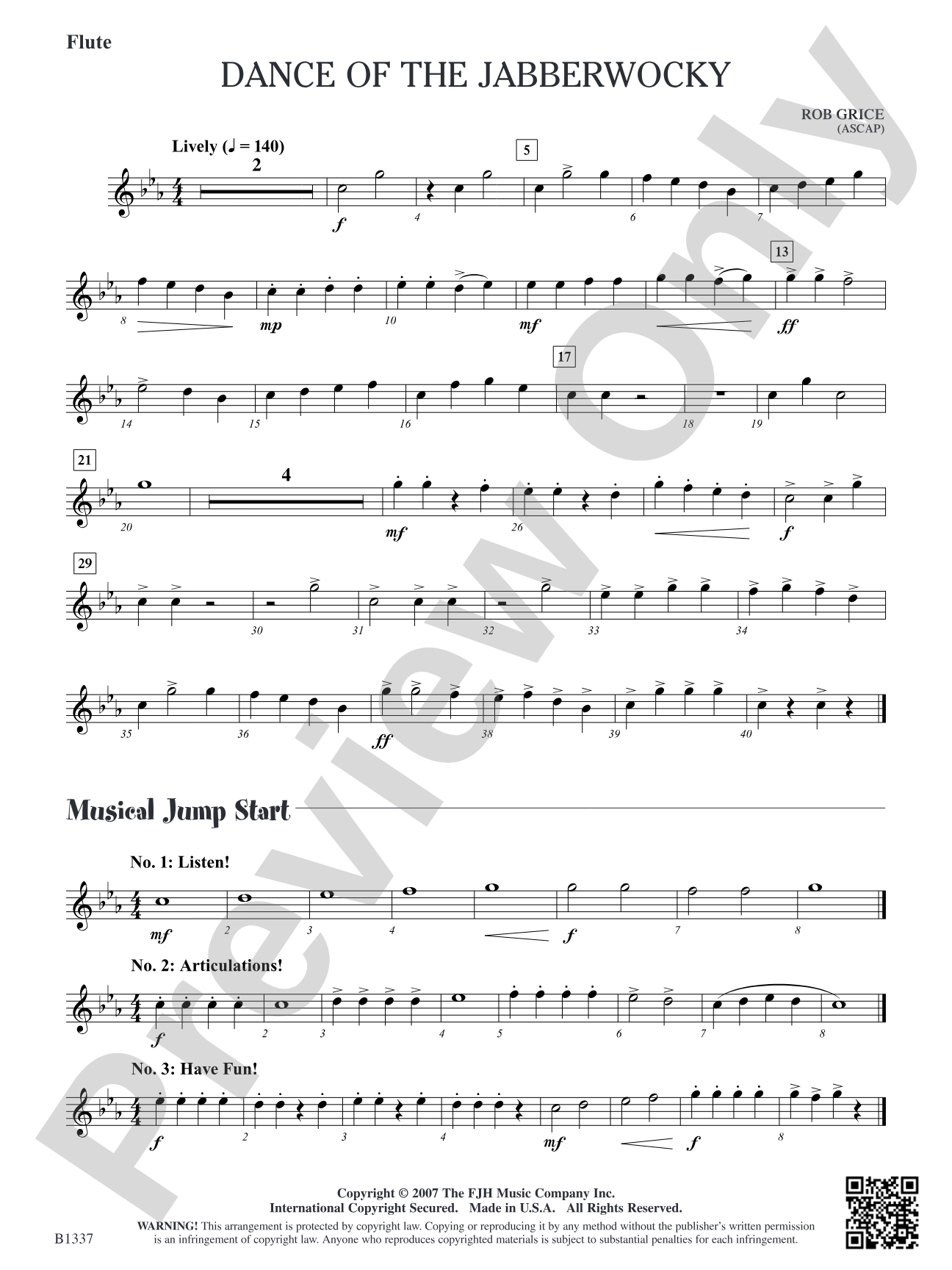 Dance of the Jabberwocky: Flute