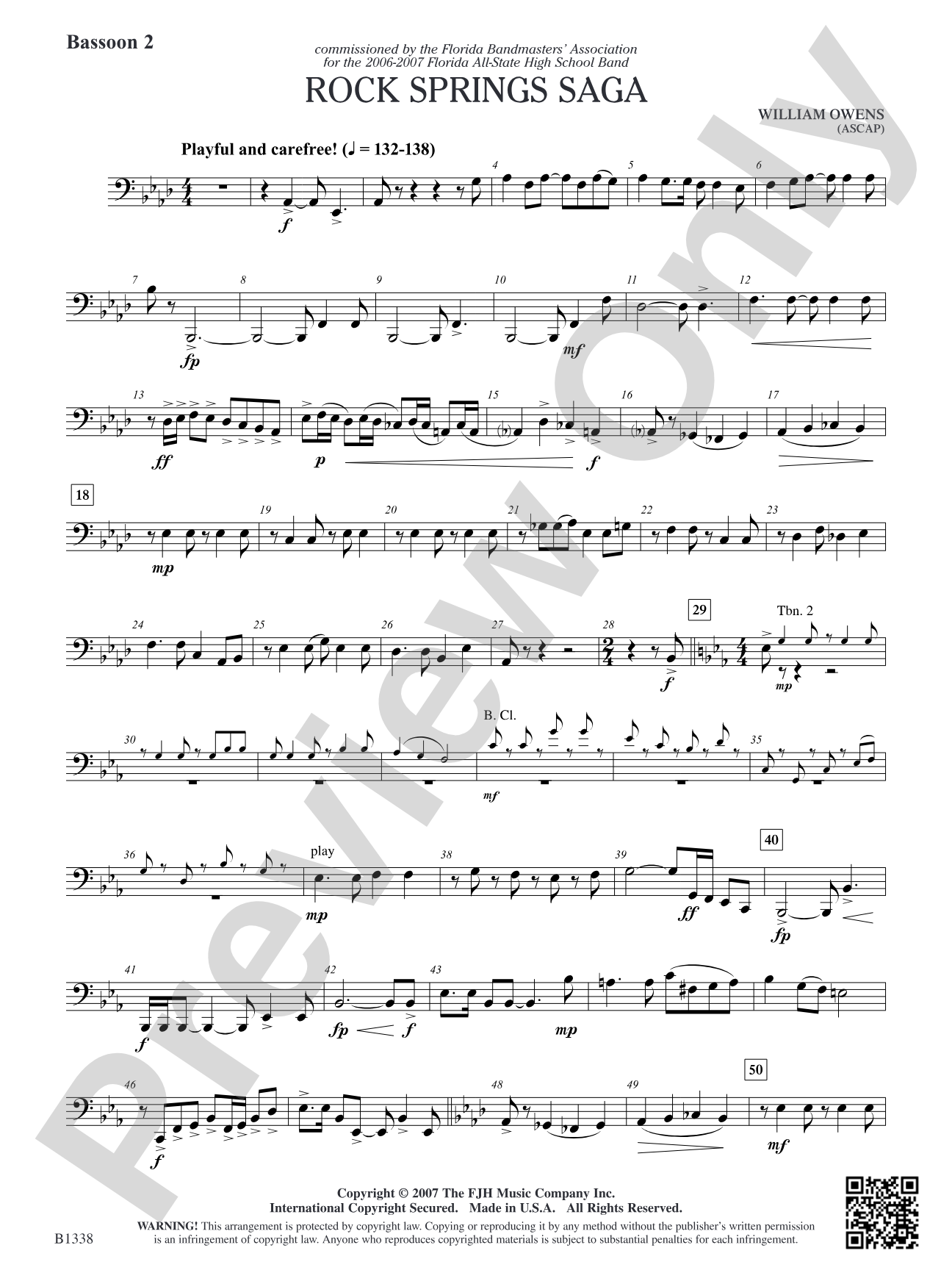 Rock Springs Saga: Bassoon 2