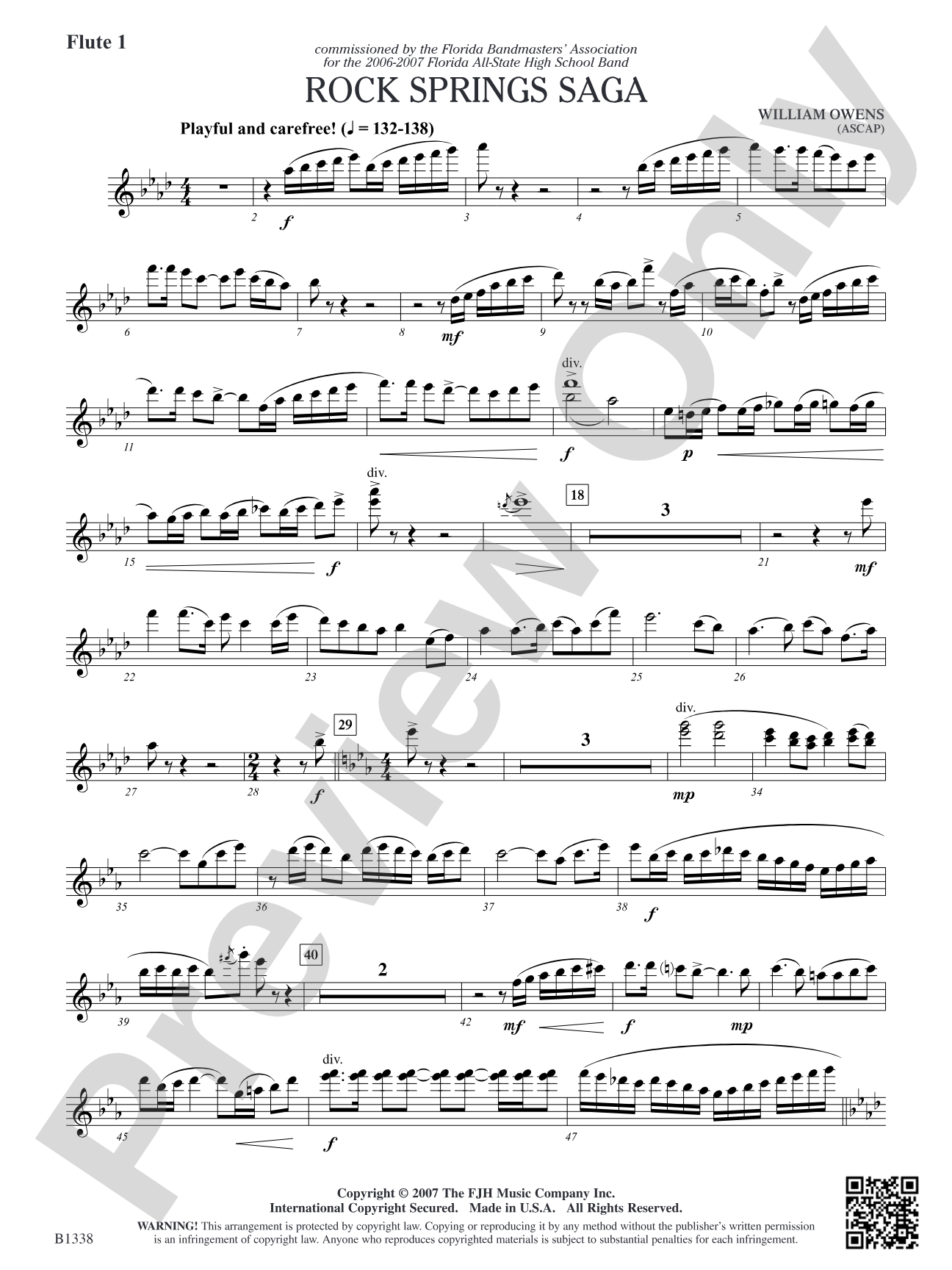Rock Springs Saga: Flute 1