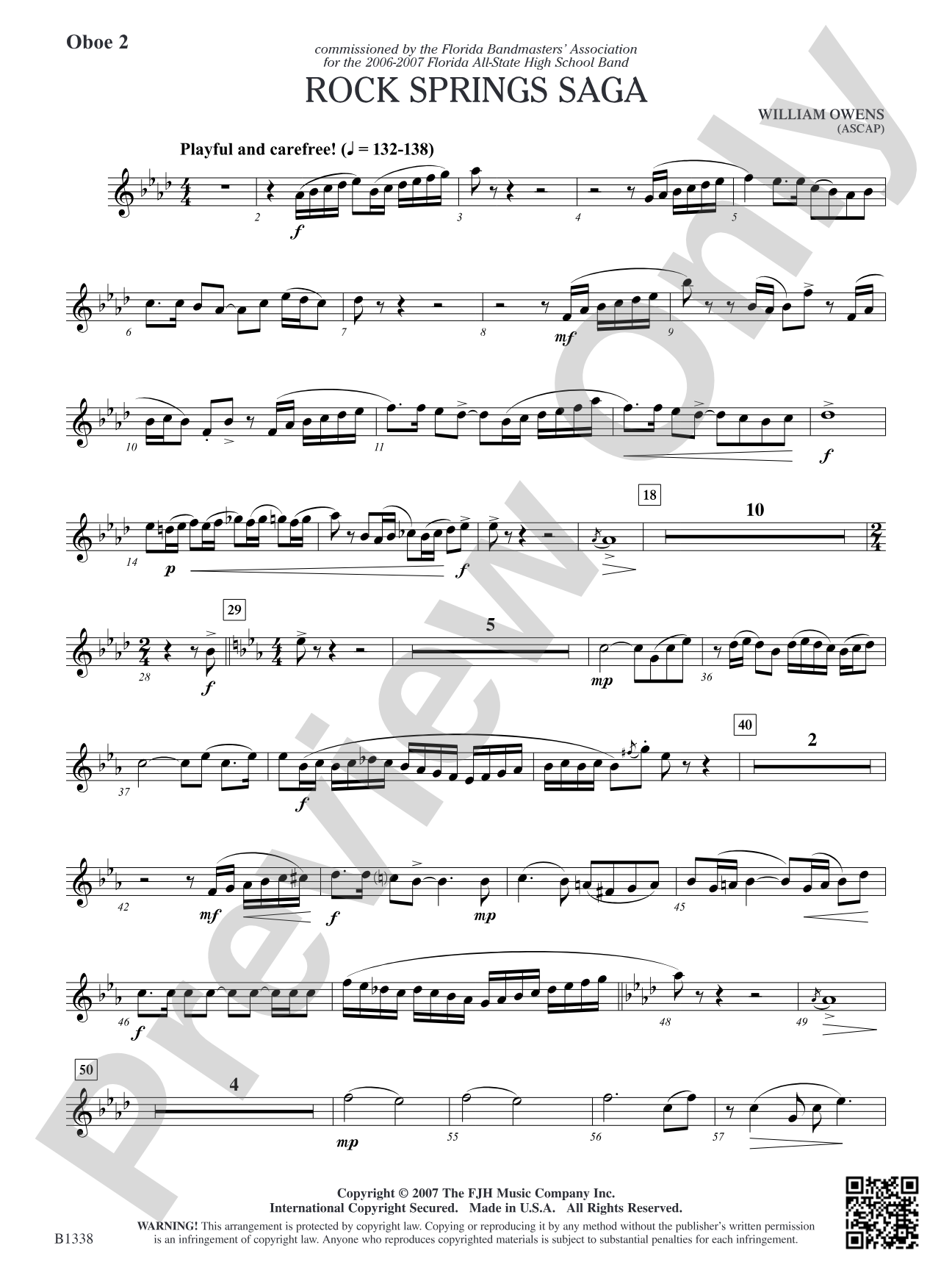 Rock Springs Saga: Oboe 2