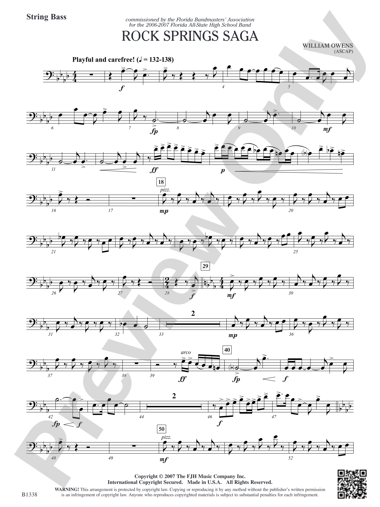 Rock Springs Saga: String Bass