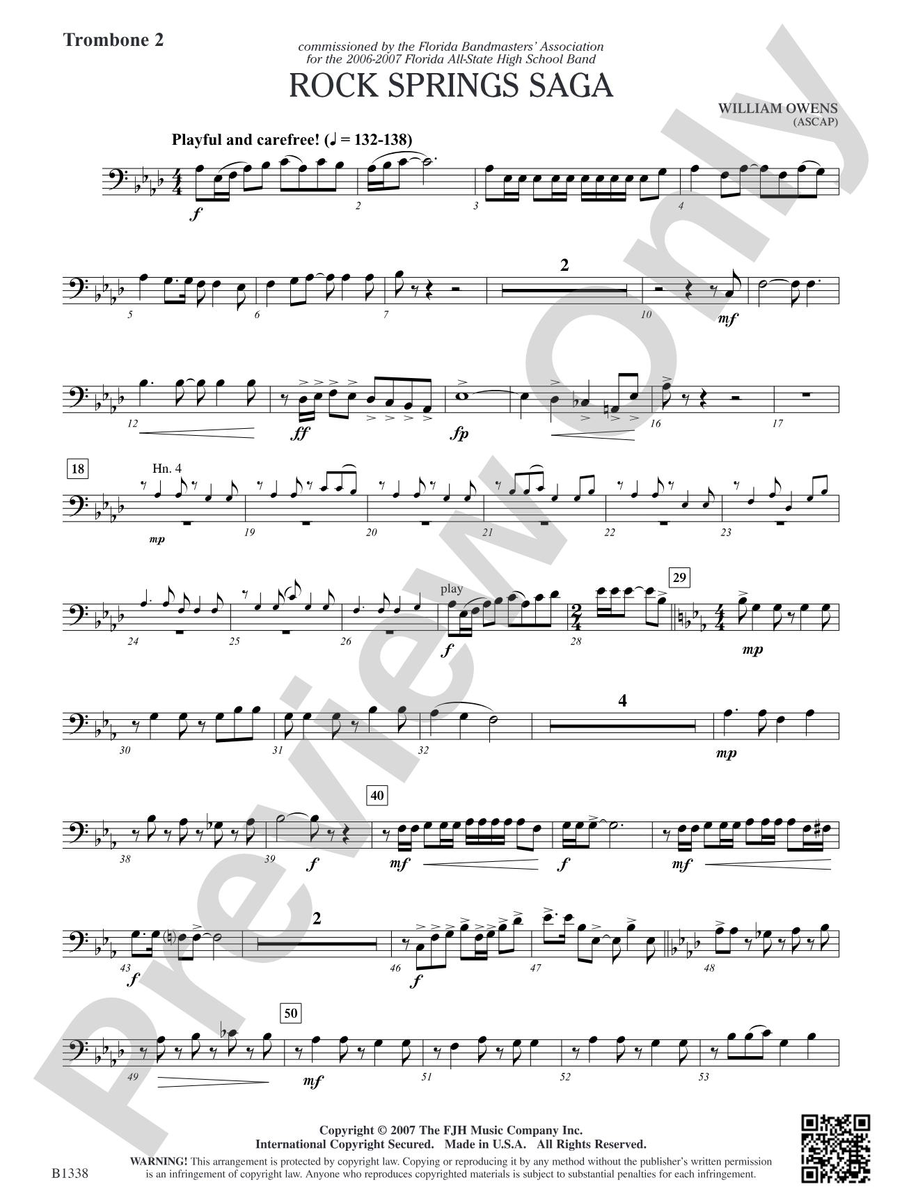 Rock Springs Saga: Trombone 2