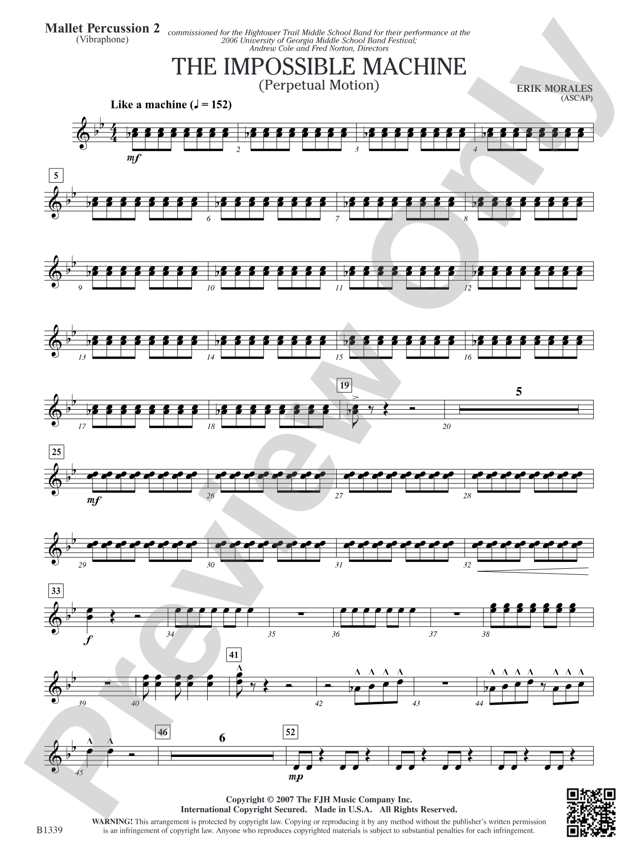 The Impossible Machine (Perpetual Motion): Mallet Percussion 2
