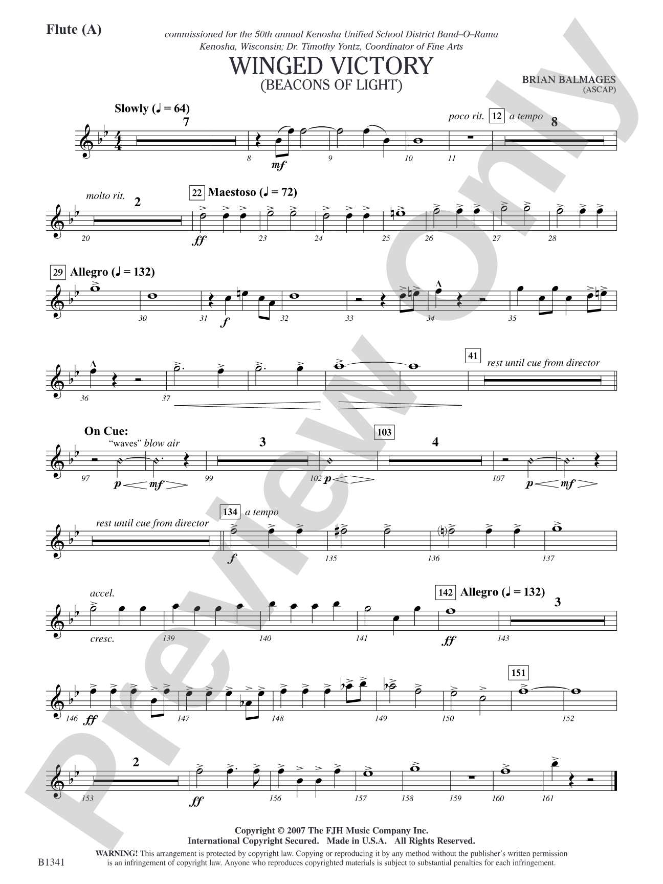 Winged Victory - Elementary Supplemental (A) (Beacons of Light): Flute