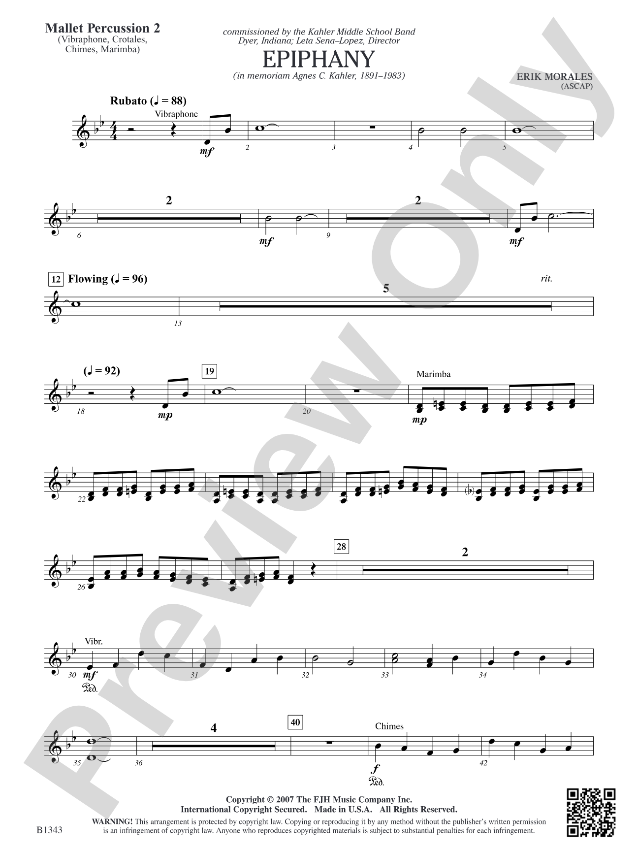 Epiphany: Mallet Percussion 2
