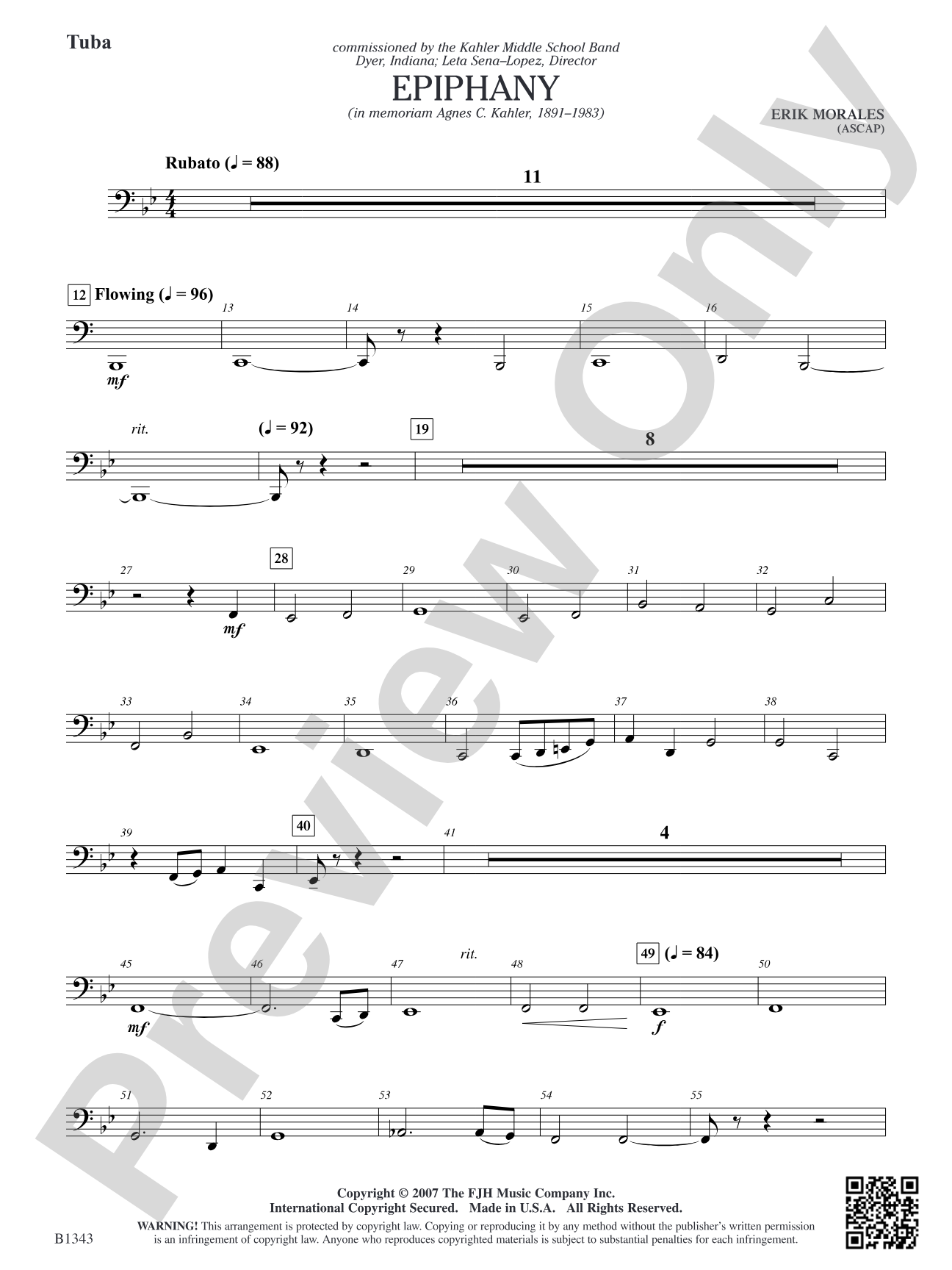 Epiphany: Tuba