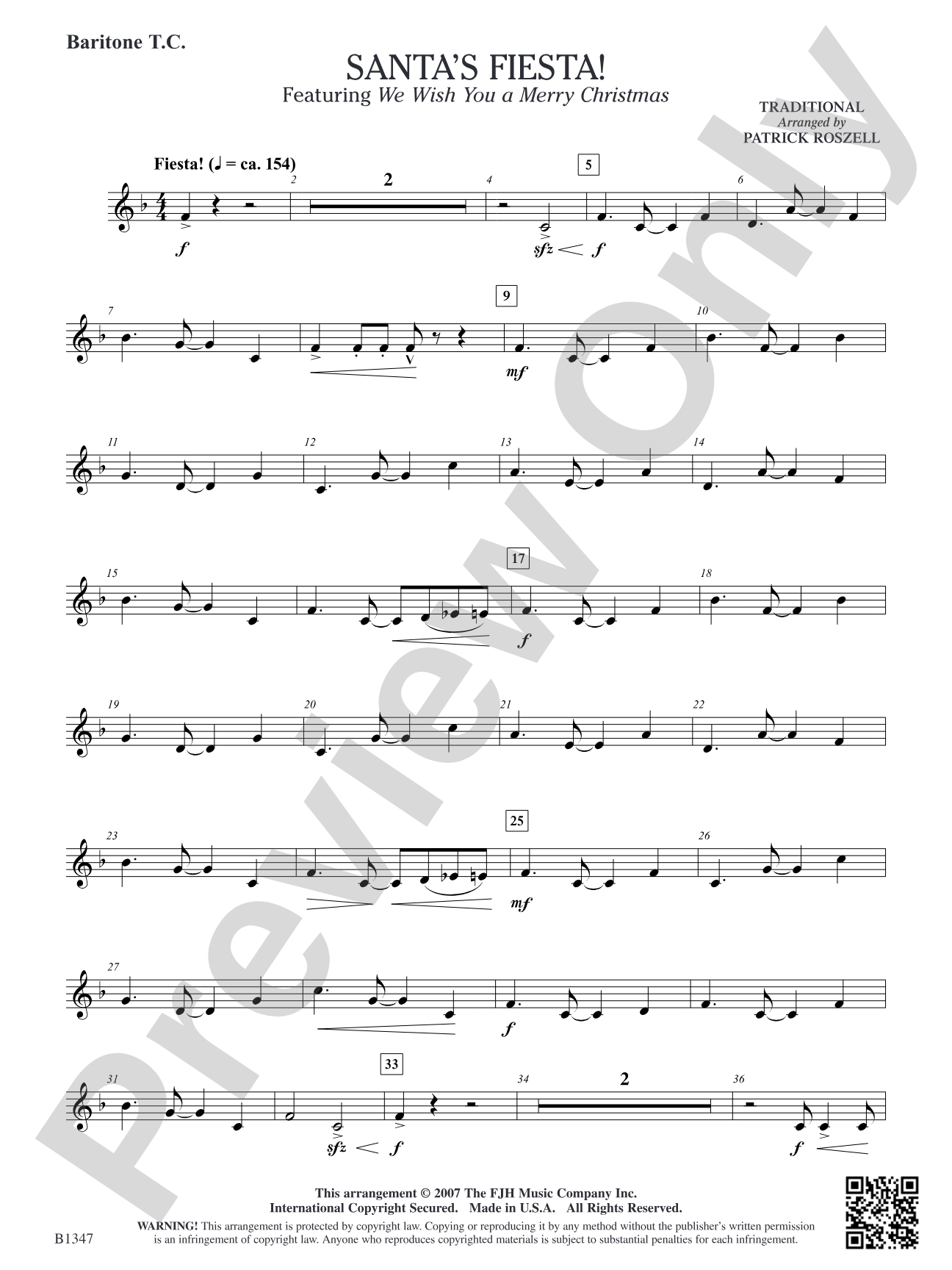 Santa's Fiesta!: Baritone T.C.