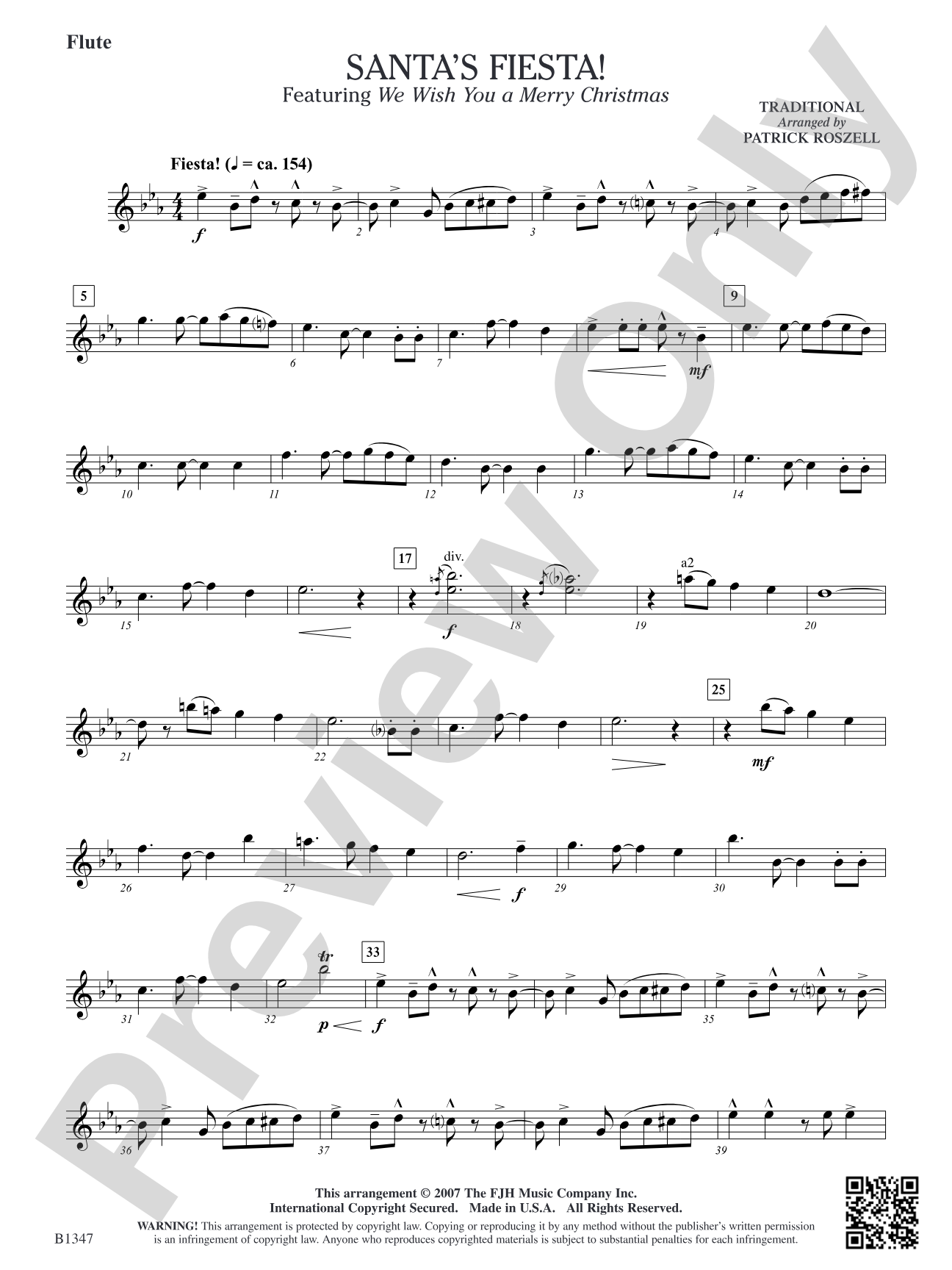 Santa's Fiesta!: Flute