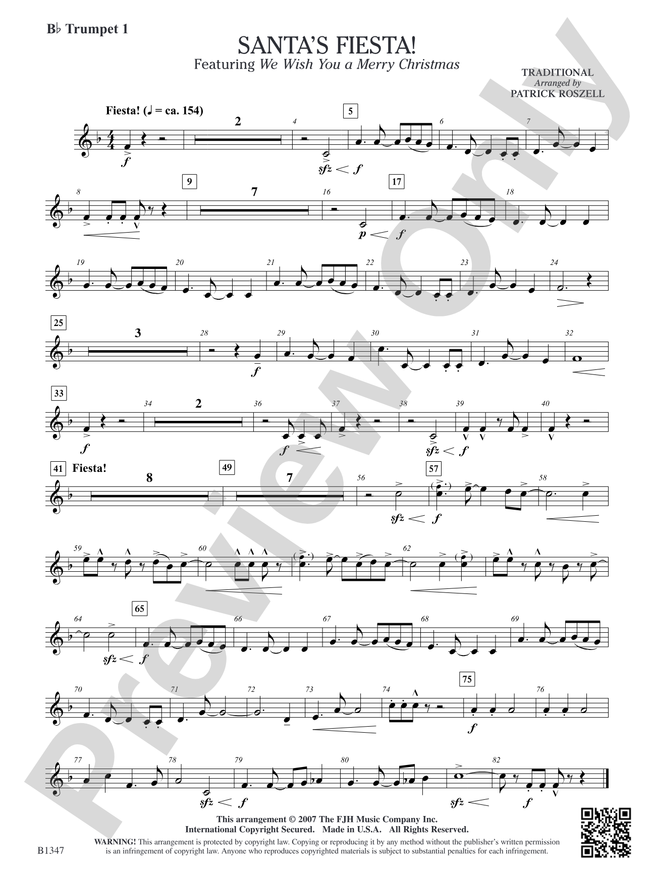 Santa's Fiesta!: B-flat Trumpet 1