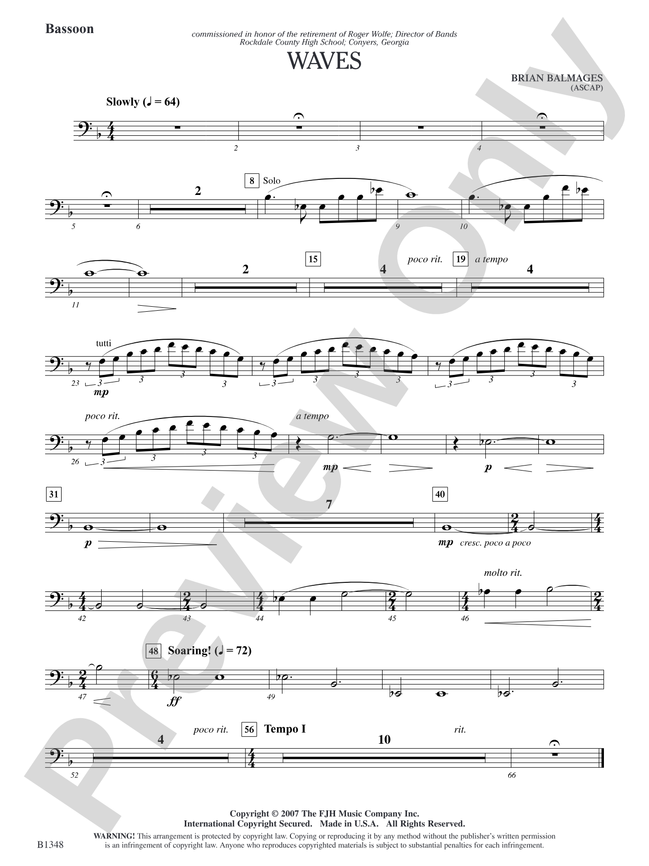 Waves: Bassoon