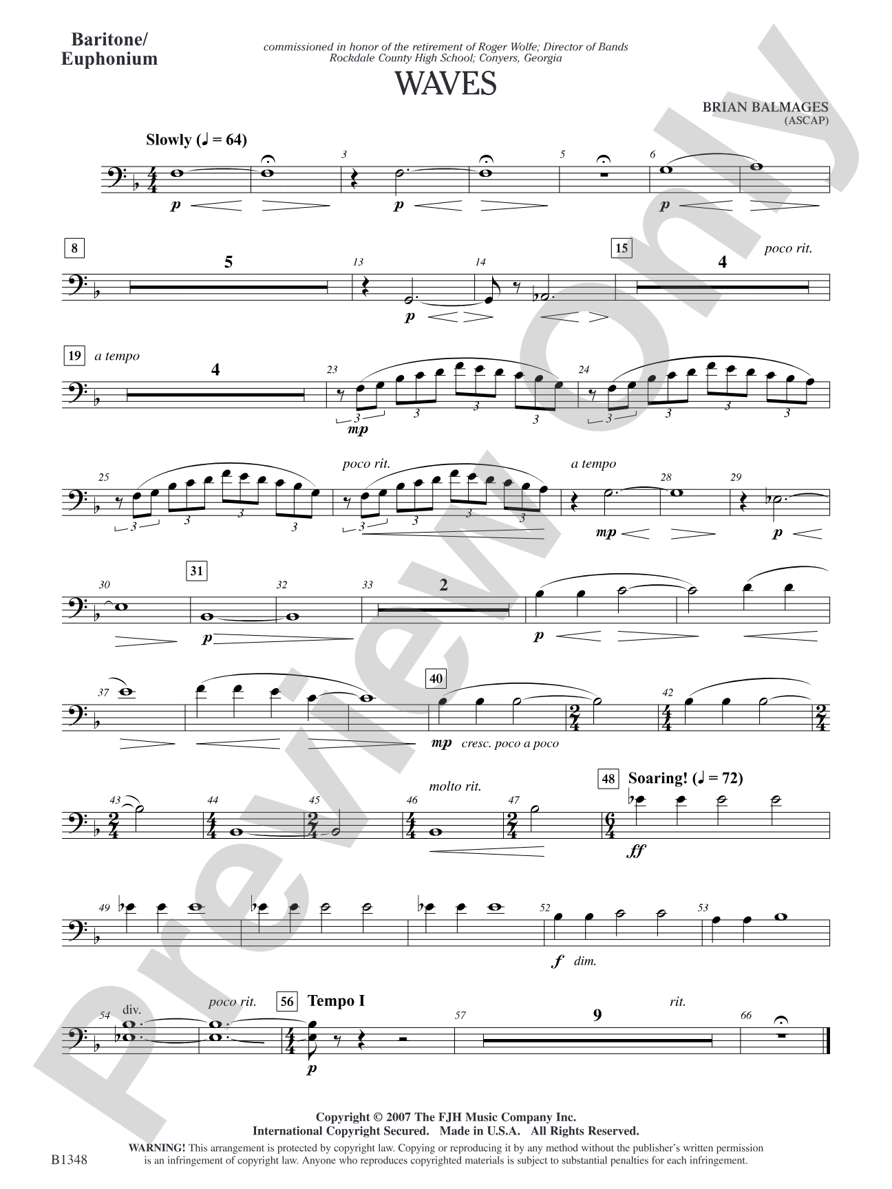 Waves: Baritone/Euphonium