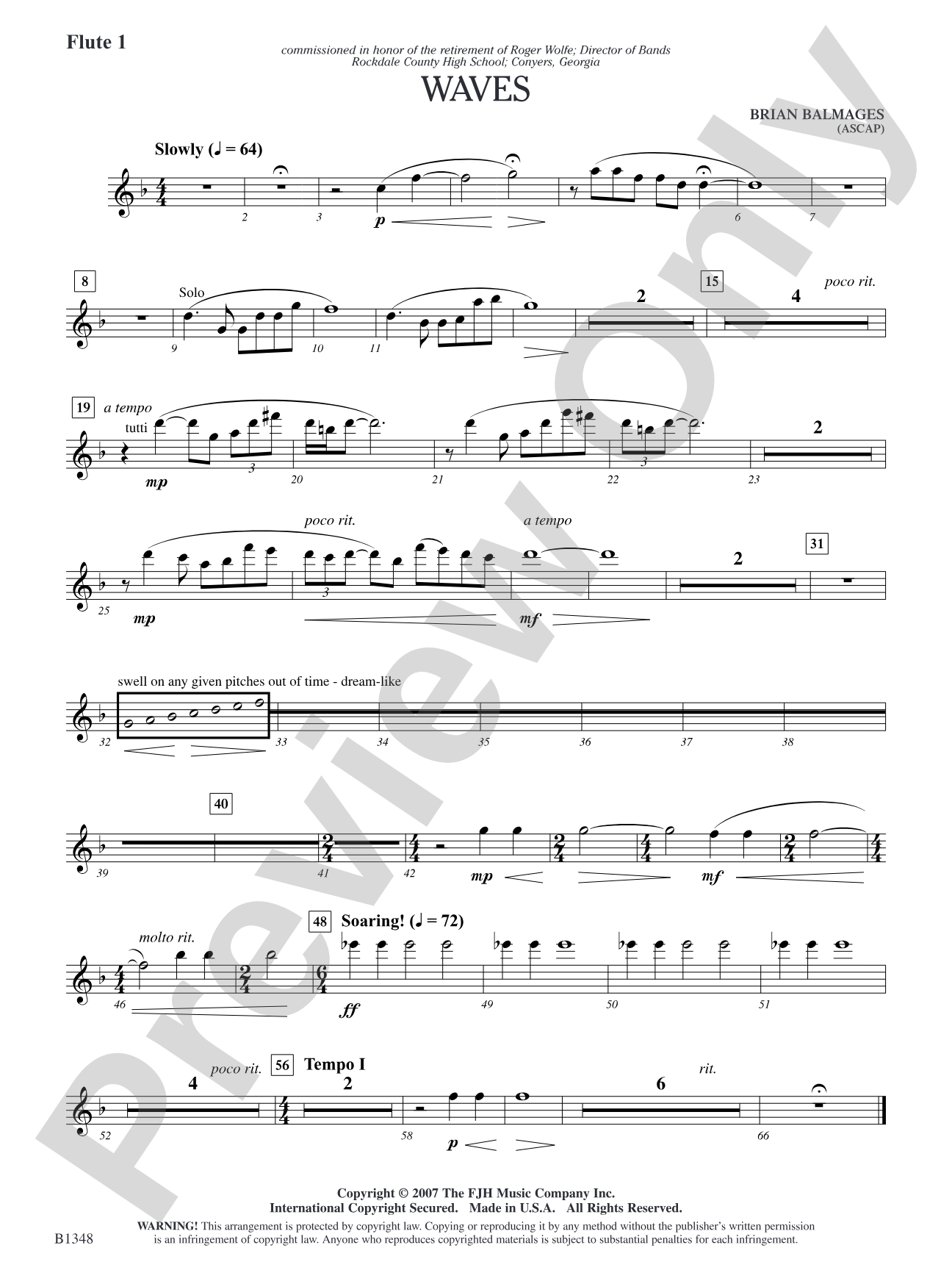 Waves: Flute 1