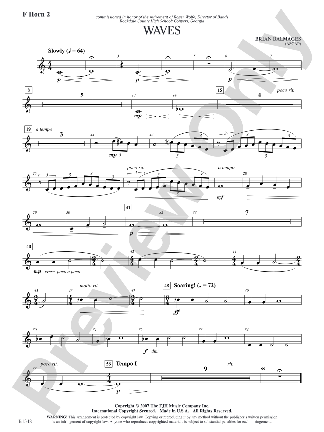 Waves: F Horn 2