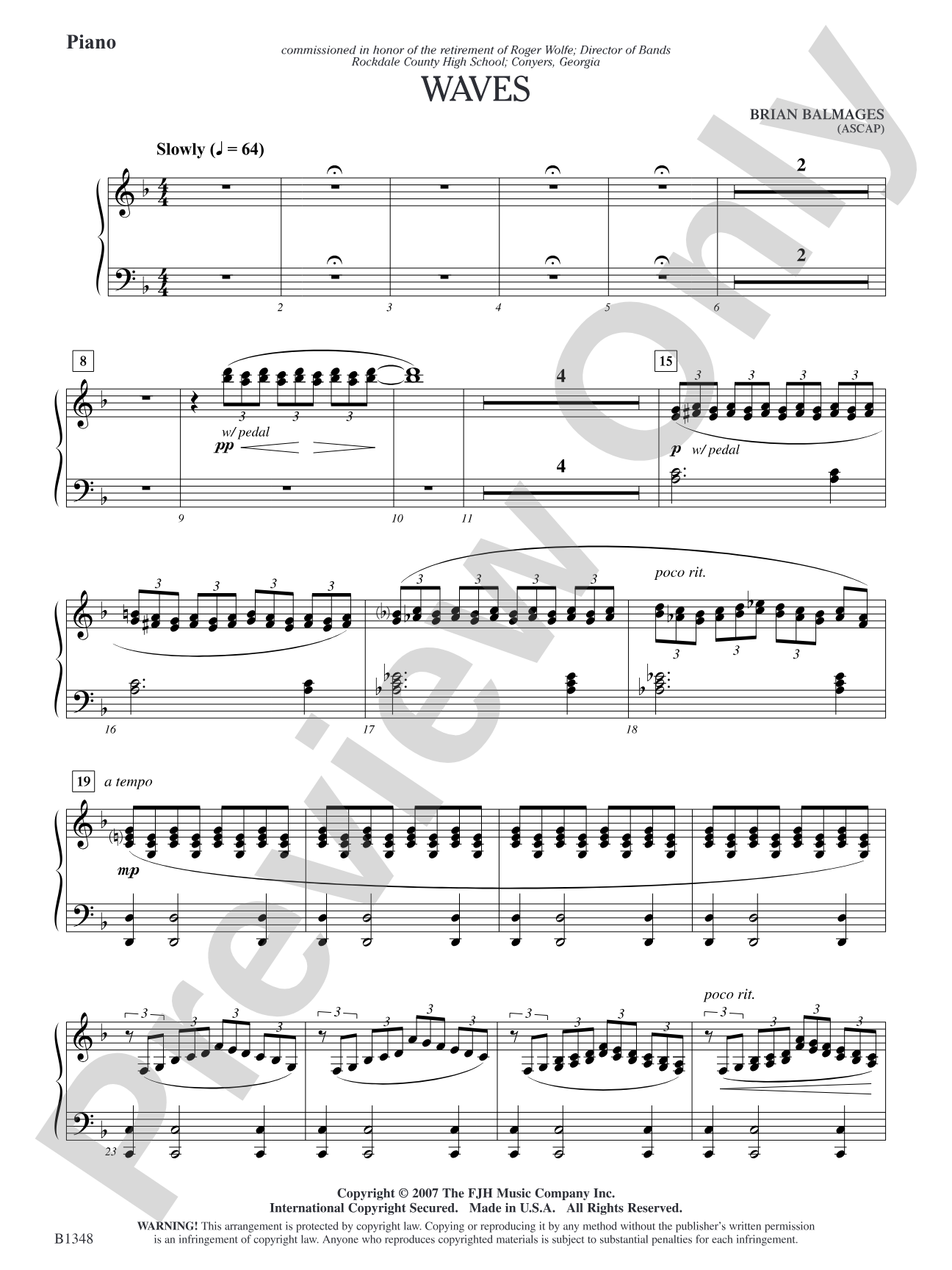 Waves: Piano