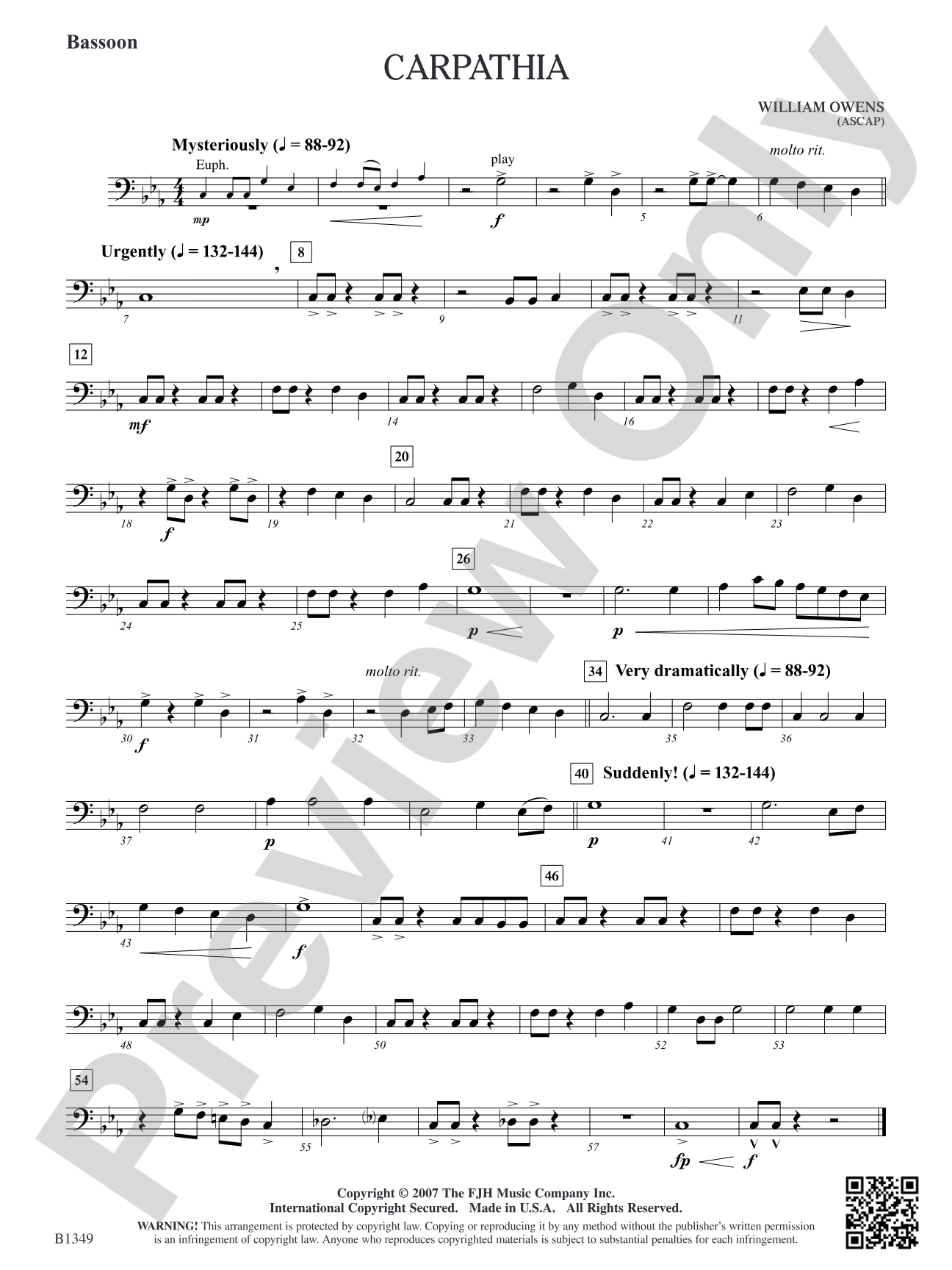 Carpathia: Bassoon