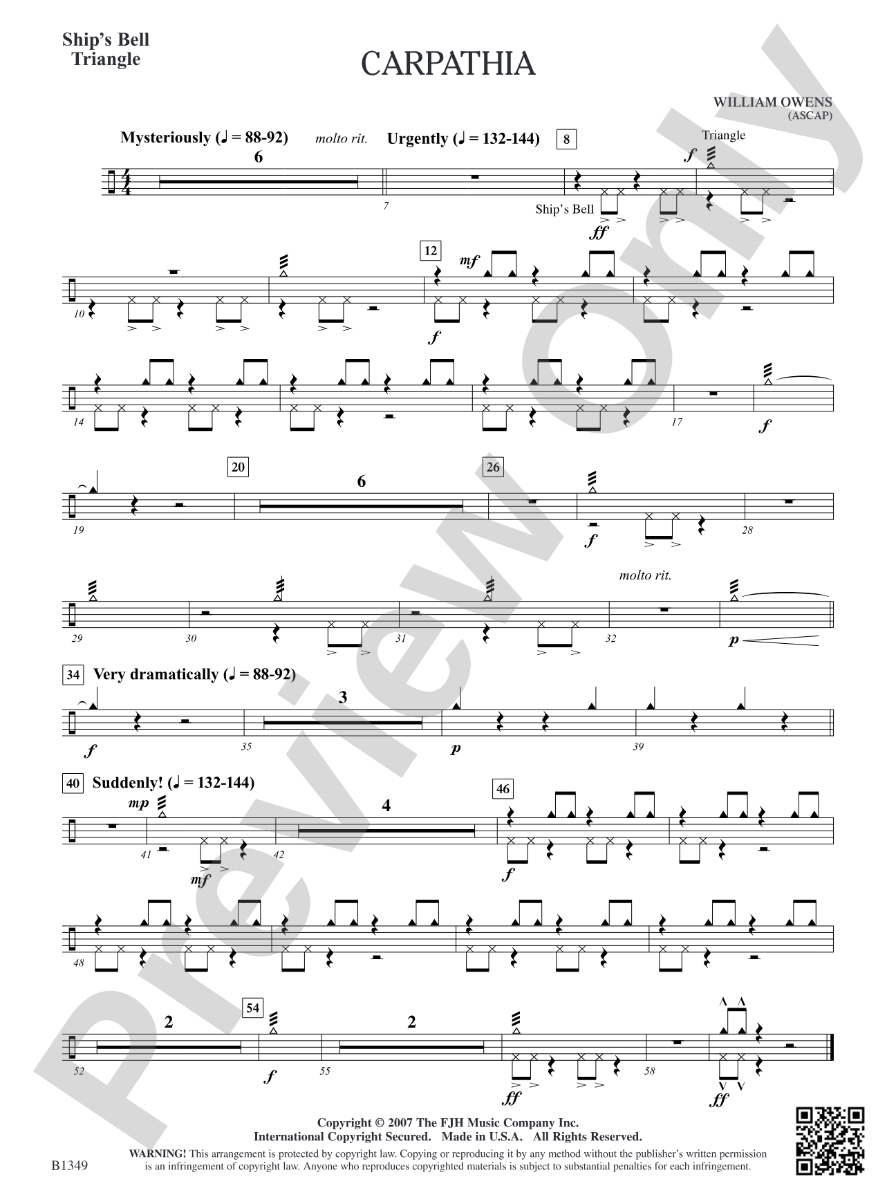 Carpathia: Ship’s Bell/Triangle