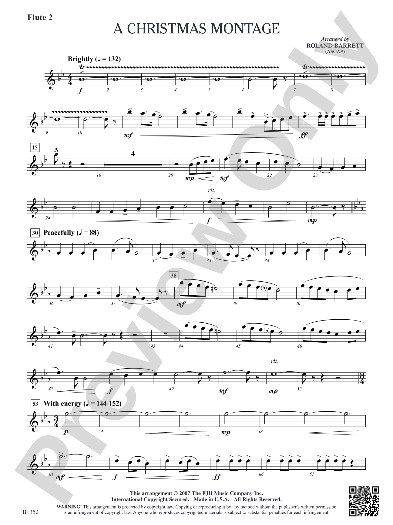 A Christmas Montage: Flute 2