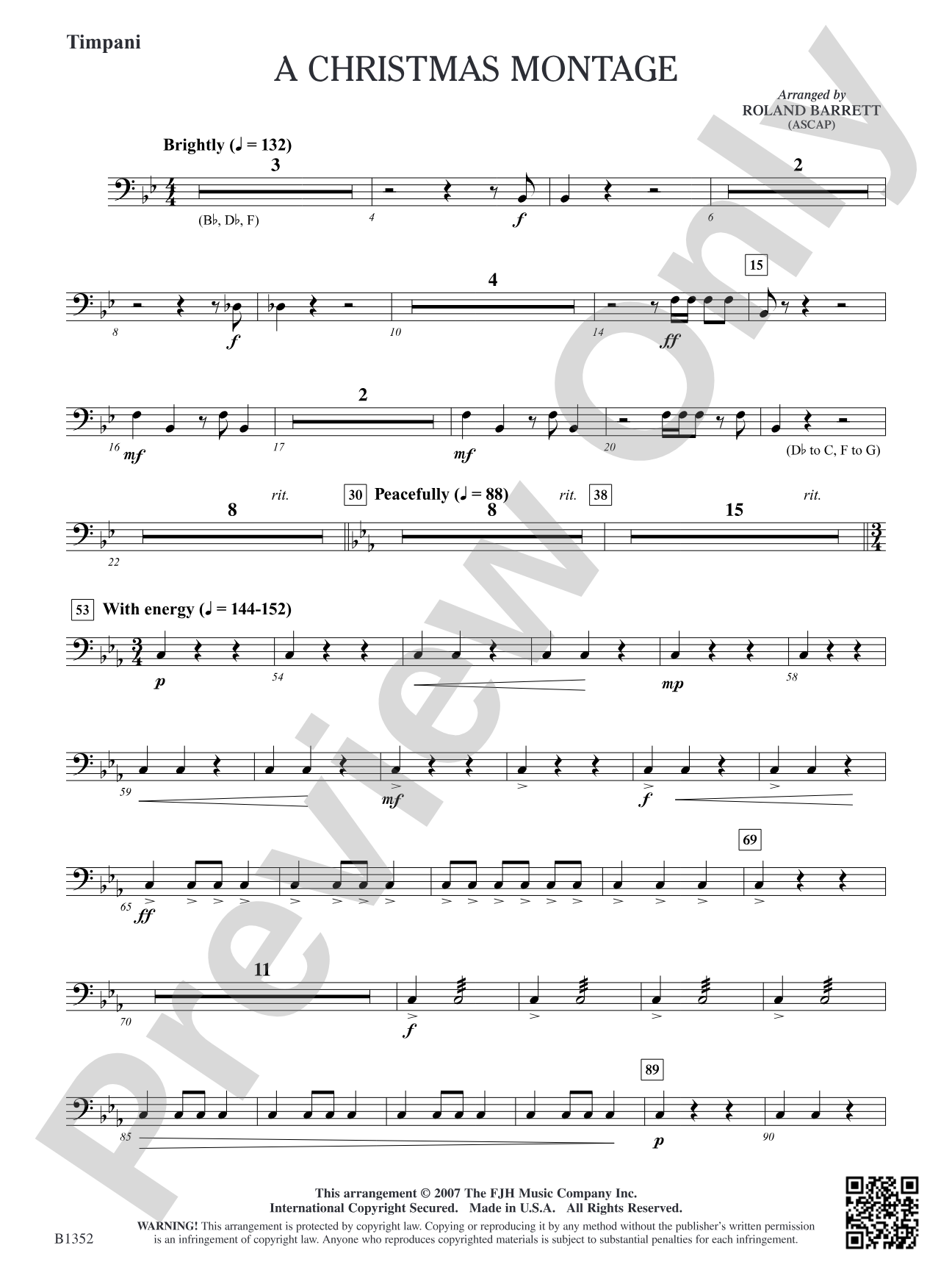 A Christmas Montage: Timpani