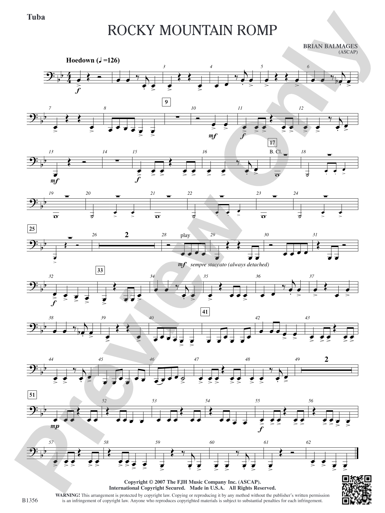 Rocky Mountain Romp: Tuba