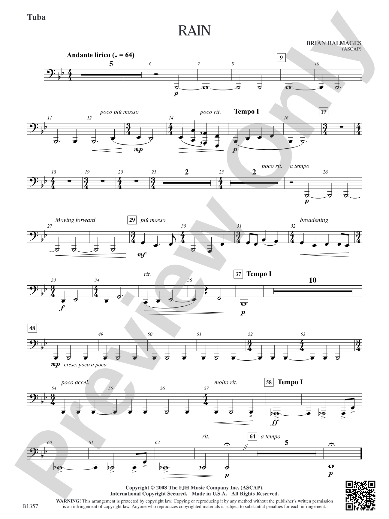 Rain: Tuba