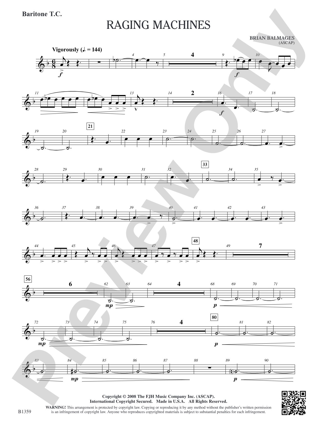 Raging Machines: Baritone T.C.