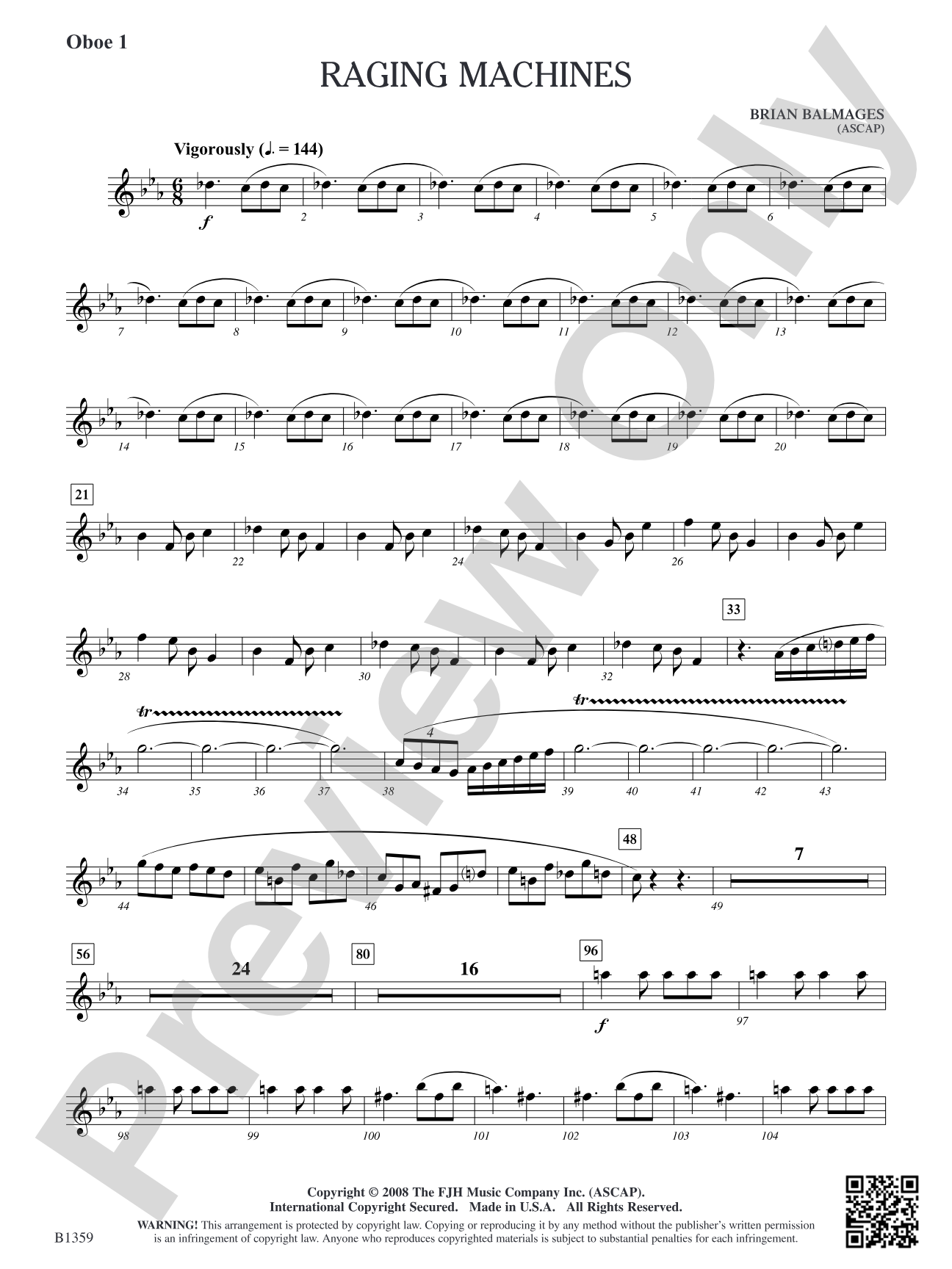 Raging Machines: Oboe 1