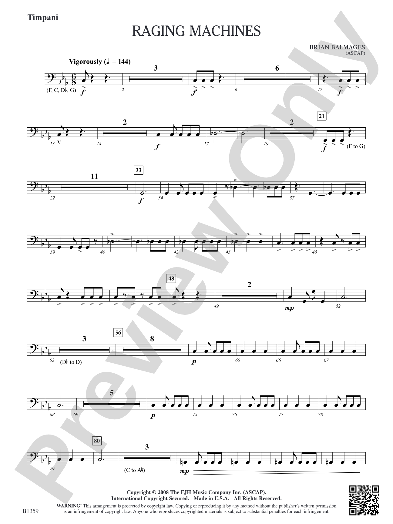 Raging Machines: Timpani