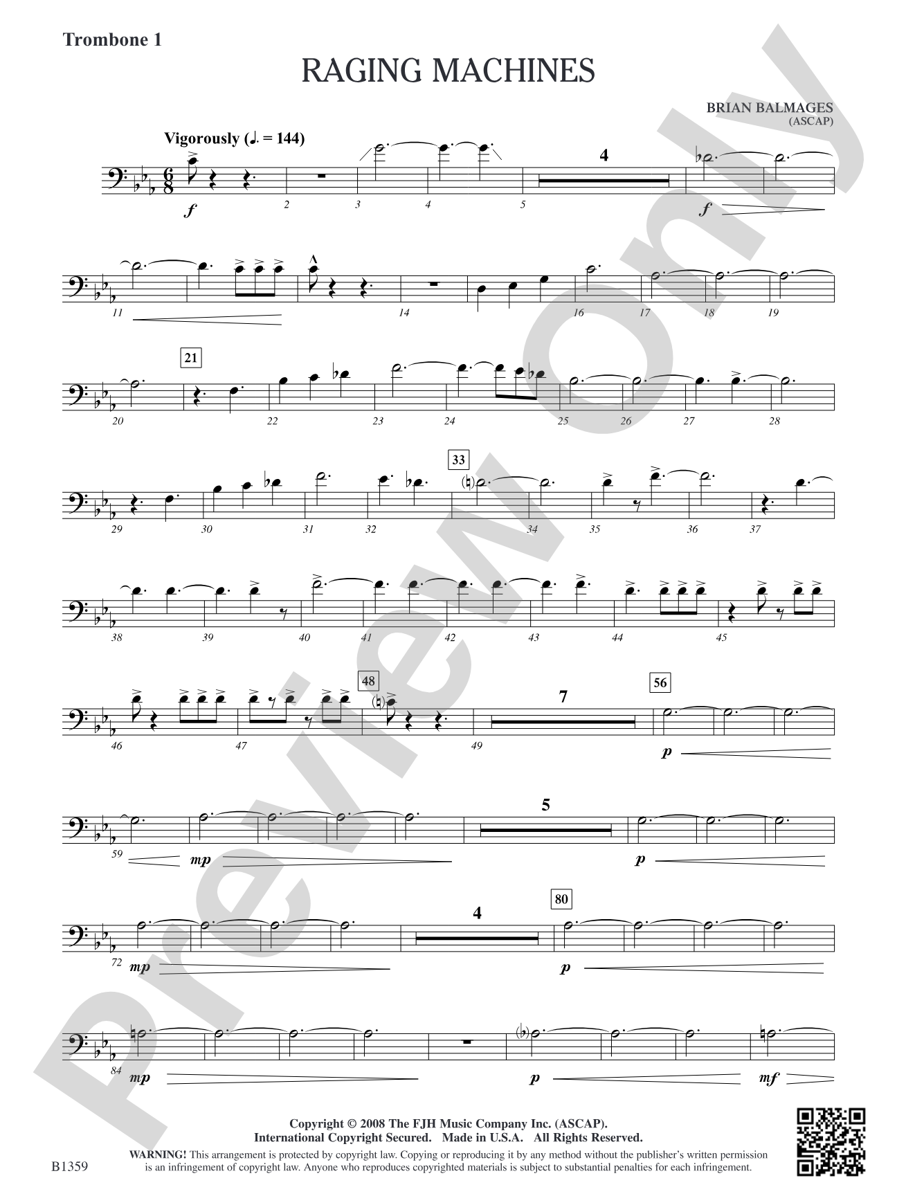 Raging Machines: Trombone 1