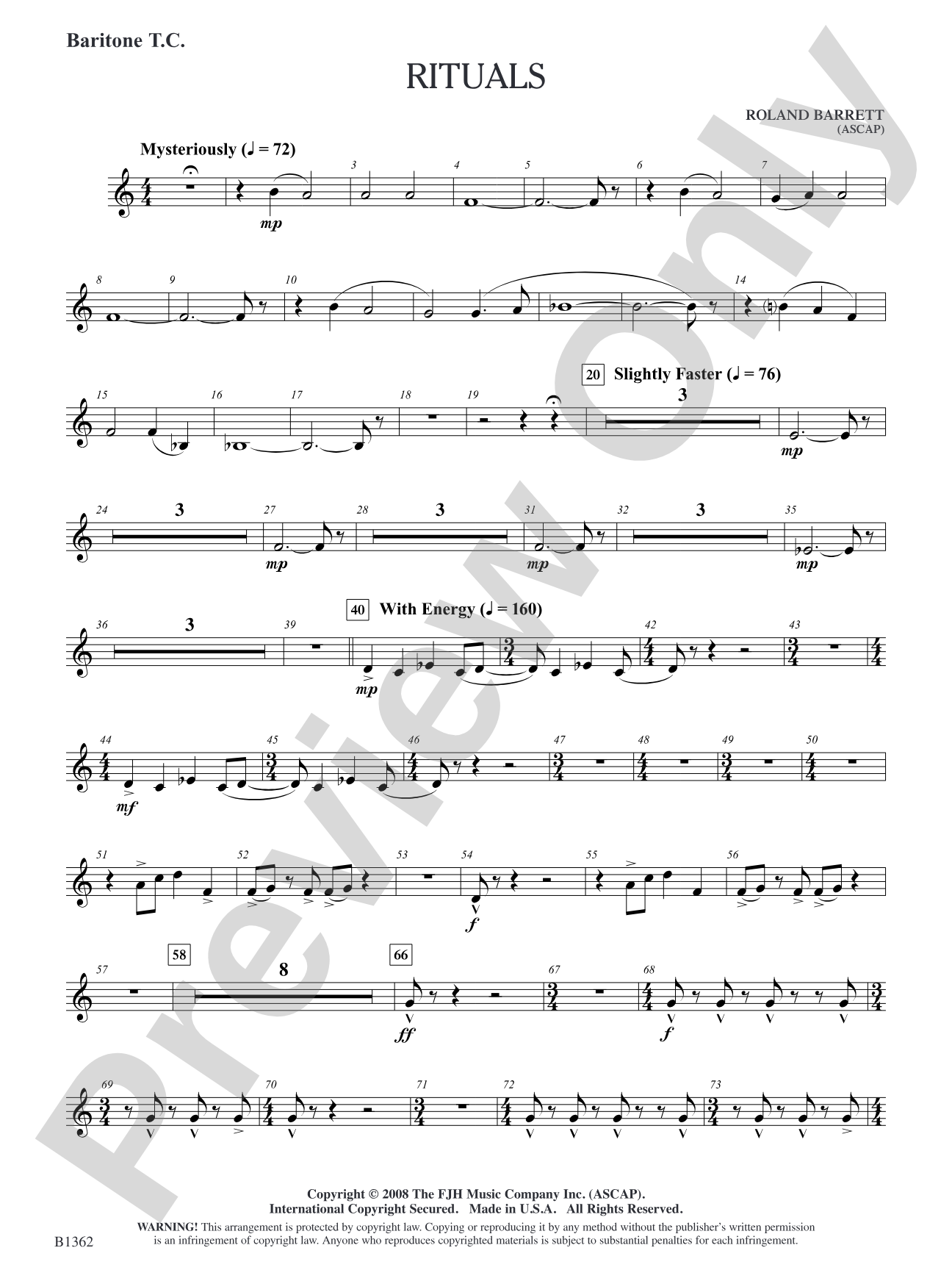 Rituals: Baritone T.C.