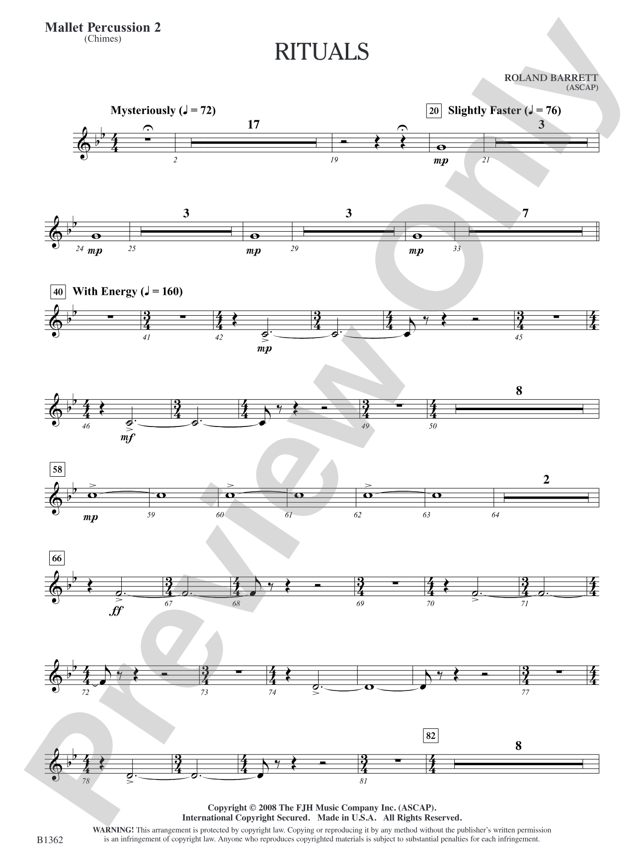 Rituals: Mallet Percussion 2