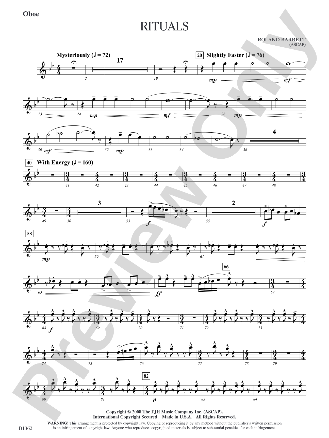 Rituals: Oboe