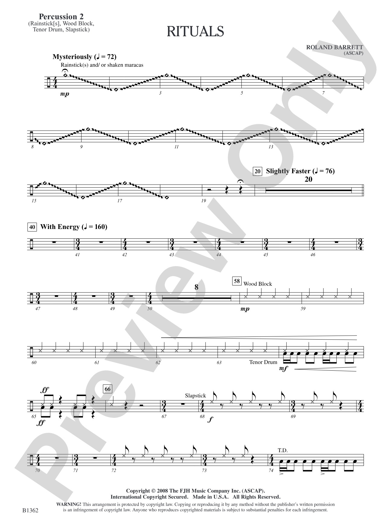 Rituals: Percussion 2