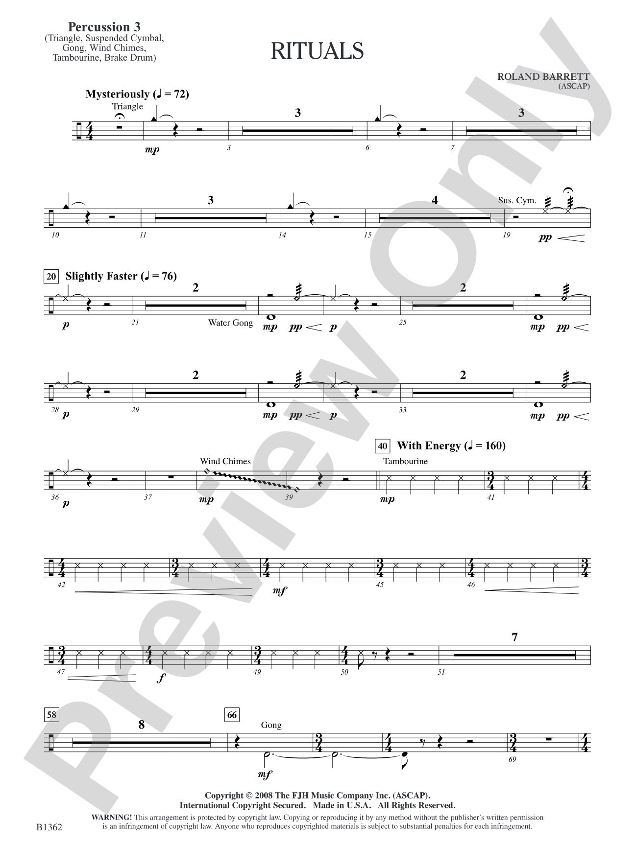 Rituals: Percussion 3